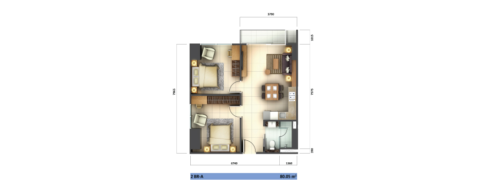 Breeze 2BR A